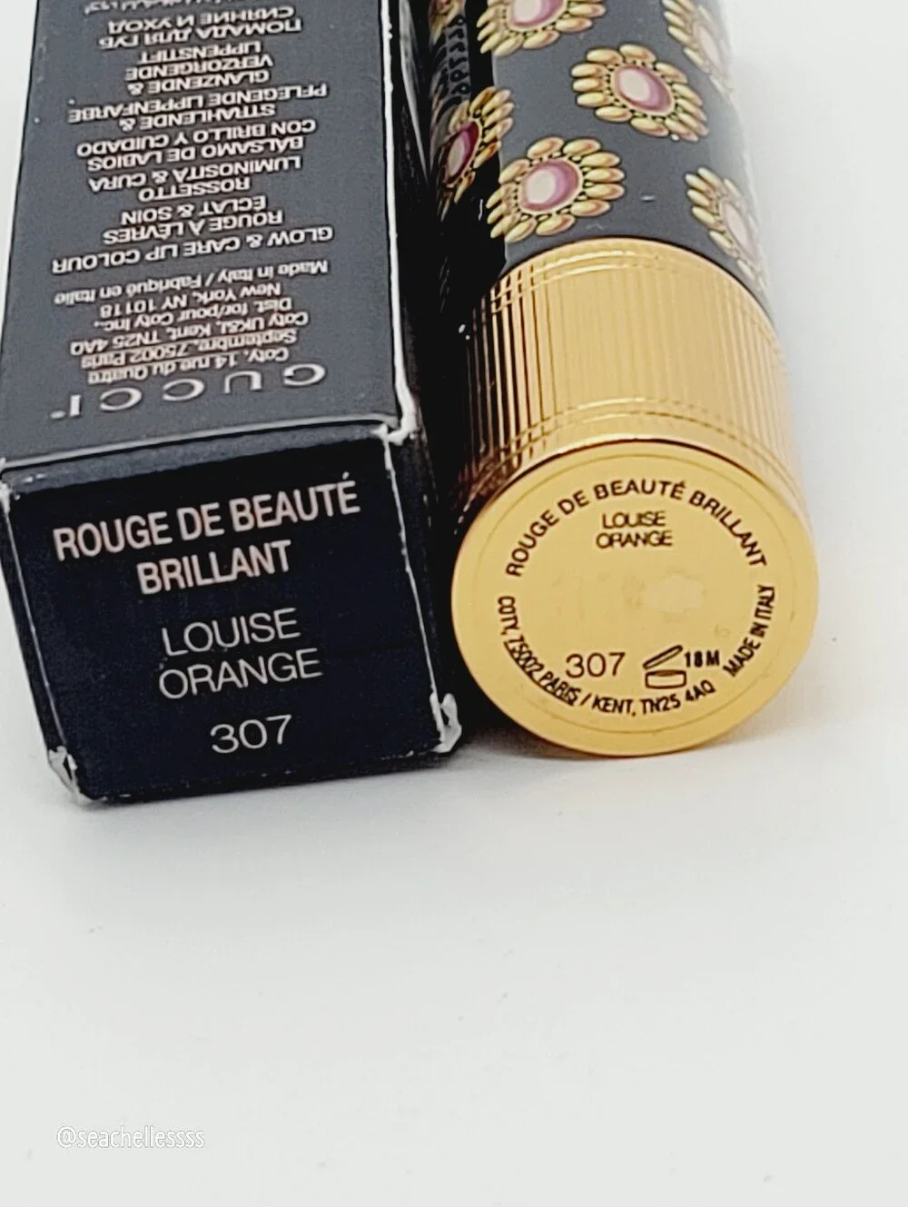 Louise Orange Rouge de Beauté Brillant Glow & Care Lipstick Brand New In Box